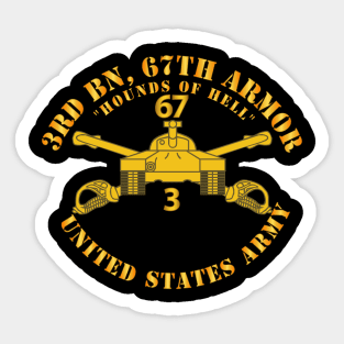 3rd Bn 67th Armor - Armor Branch Sticker